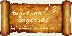 Angelina Bugarski vizit kartica